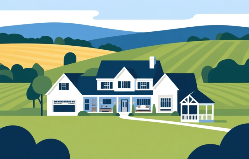 Luxury Farmhouse on 28.58 Acres in Oley Valley