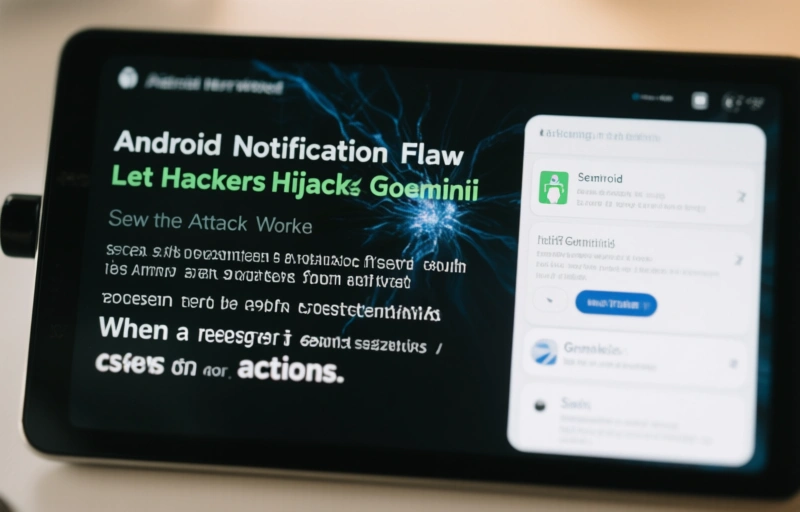 Visual representation of Android Notification Flaw Let Hackers Hijack Google Gemini