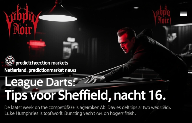 Premier League Darts: Tips voor Sheffield, nacht 16