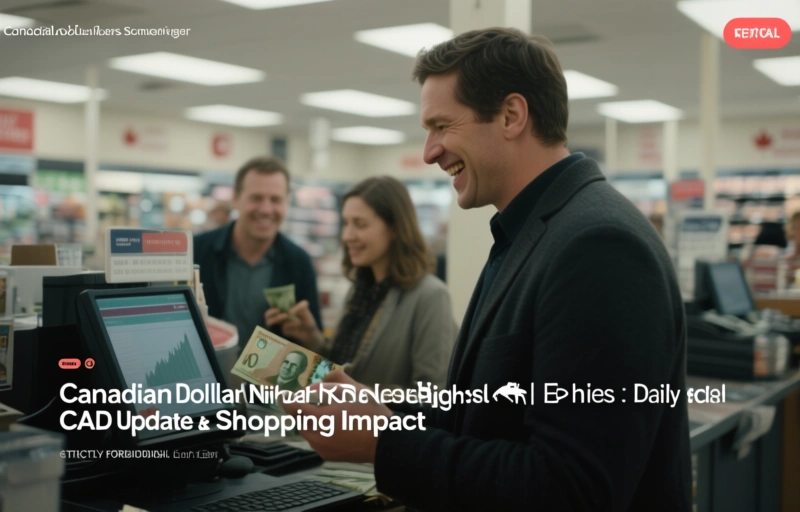 Canadian Dollar Nears Recent Highs: Daily CAD Update & Shopping Impact