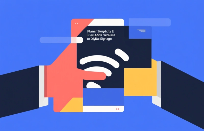 Planar Simplicity E Series Adds Wireless to Digital Signage