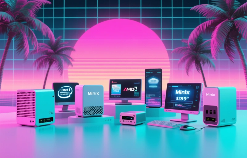 Minix Unveils New Mini PCs and Portable Monitors at Computex 2026