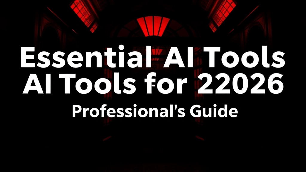 Essential AI Tools for 2026: A Professional's Guide