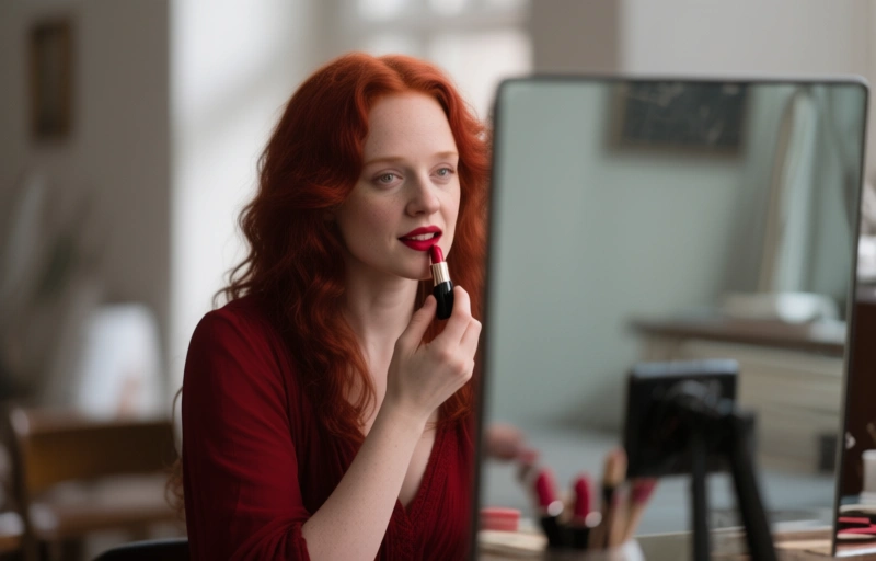 Octavia Red glänzt in 'Lipstick on the Glass'