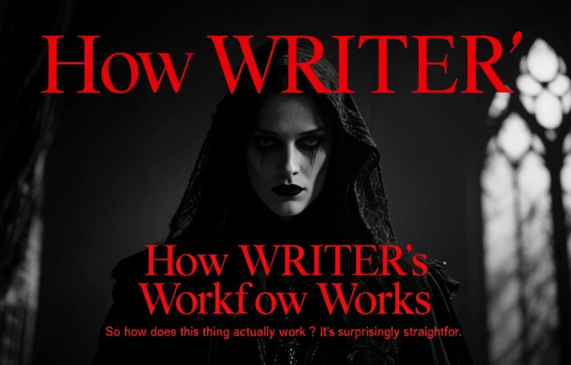 Visual representation of AI-Powered Blog Publishing Workflow by WRITER