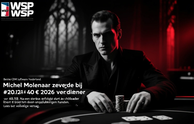 Michel Molenaar zevende bij WSOP 2026 voor € 40.118