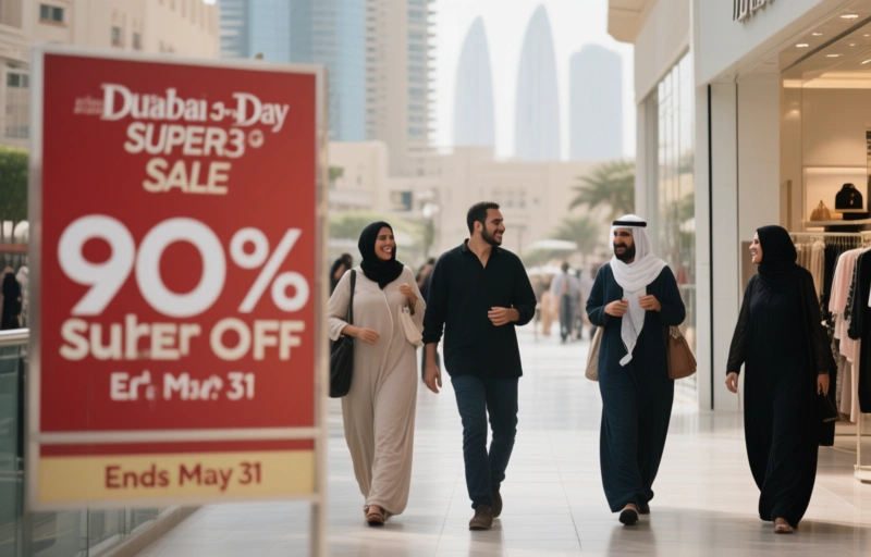 Dubai 3-Day Super Sale: Up to 90% Off Ends May 31