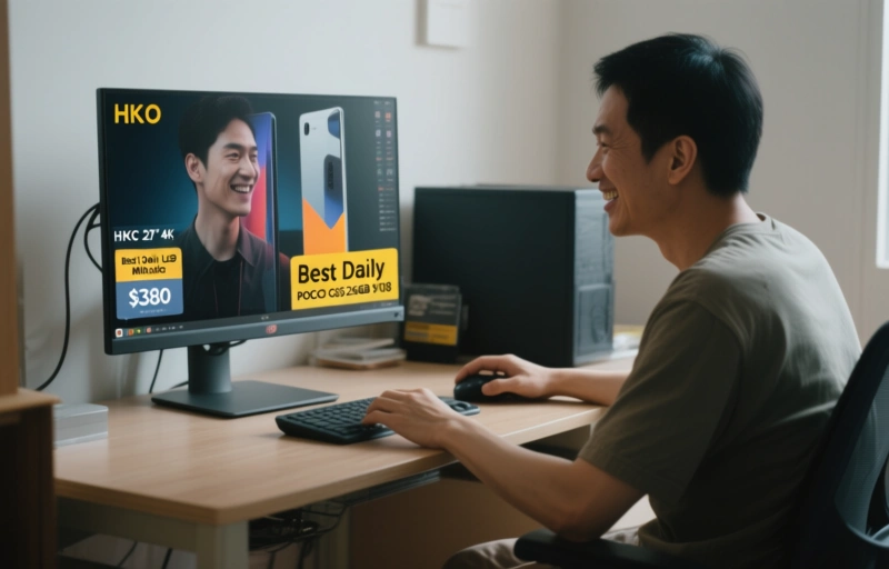 Best Daily Deals: HKC 27" 4K Mini LED Monitor $380, POCO C85 256GB $108