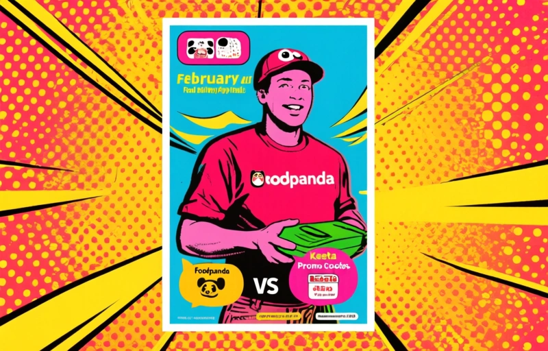 February Food Delivery App Deals: foodpanda vs. Keeta Promo Codes