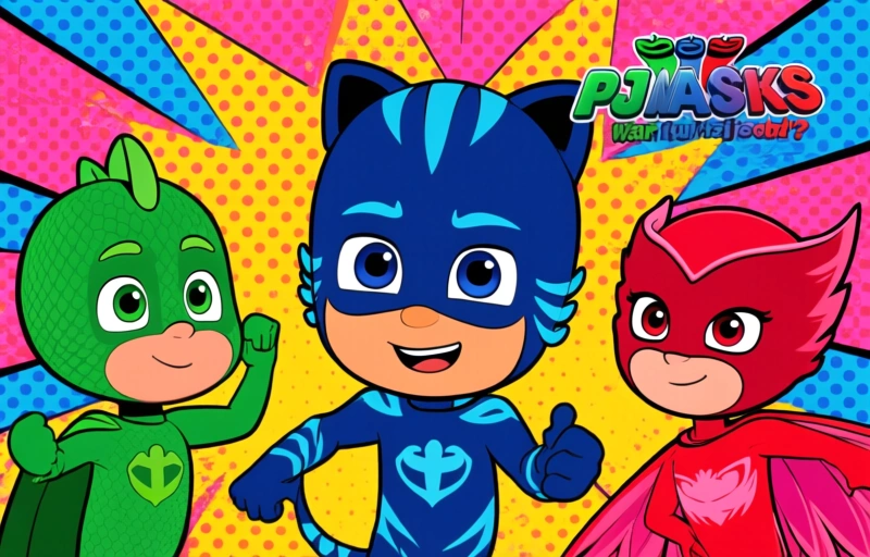 Visuele weergave van PJ Masks