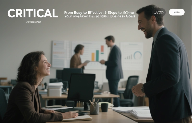 From Busy to Effective: 5 Steps to Achieve Your Business Goals