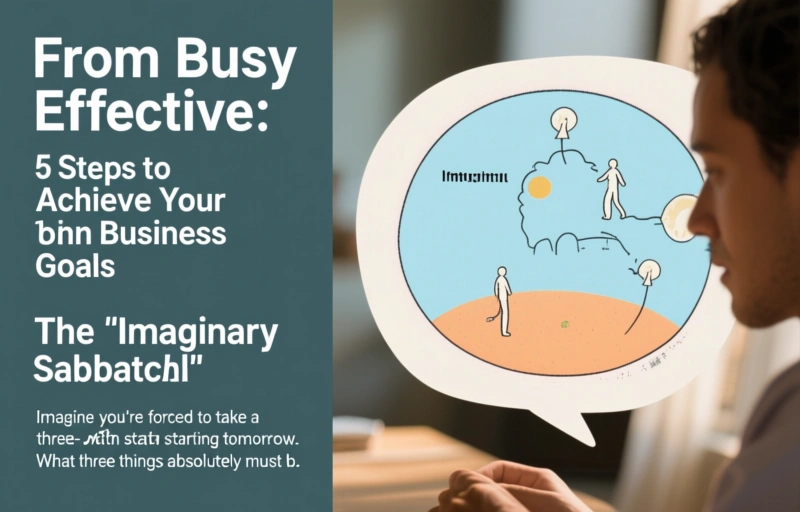 Visual representation of From Busy to Effective