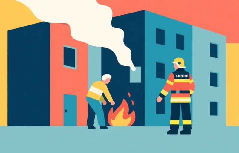 Brandweerman gewond bij appartementsbrand: veiligheidslessen voor senioren