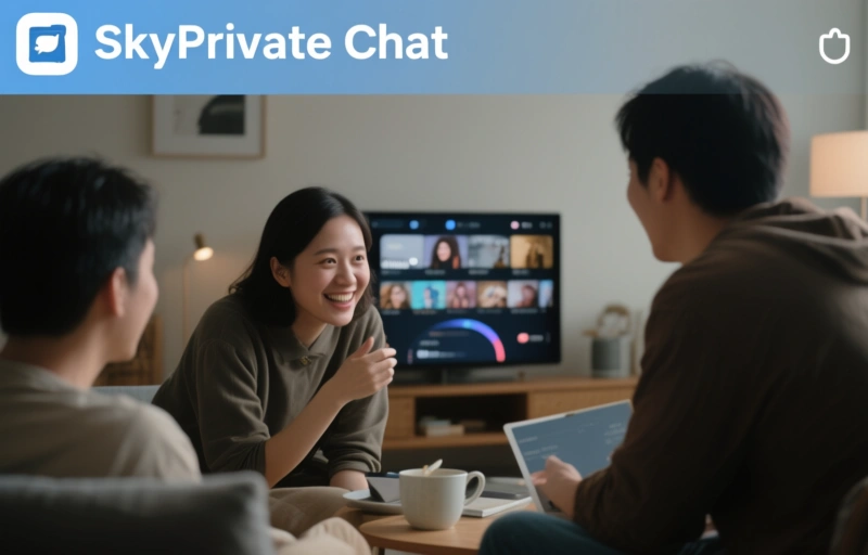 SkyPrivate Chat App: Built-In Private Shows