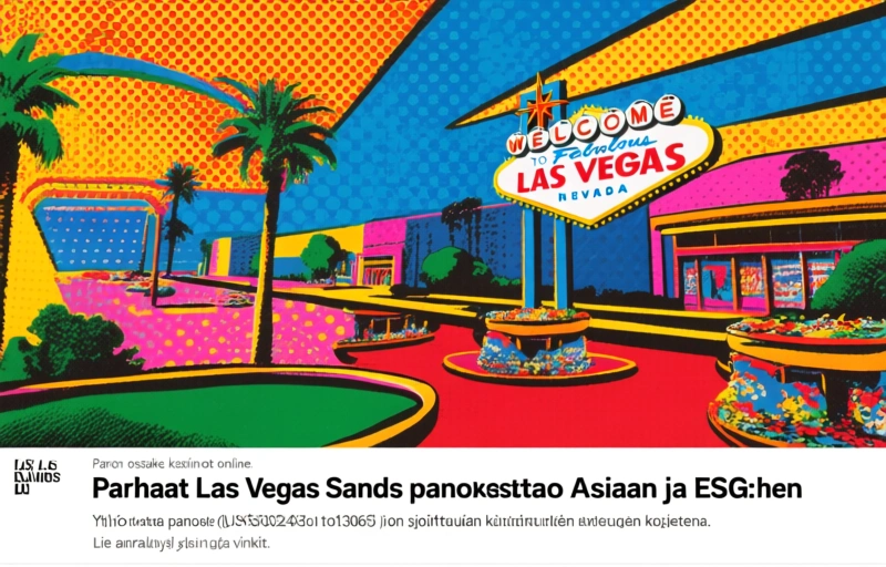 Las Vegas Sands panostaa Aasiaan ja ESG:hen