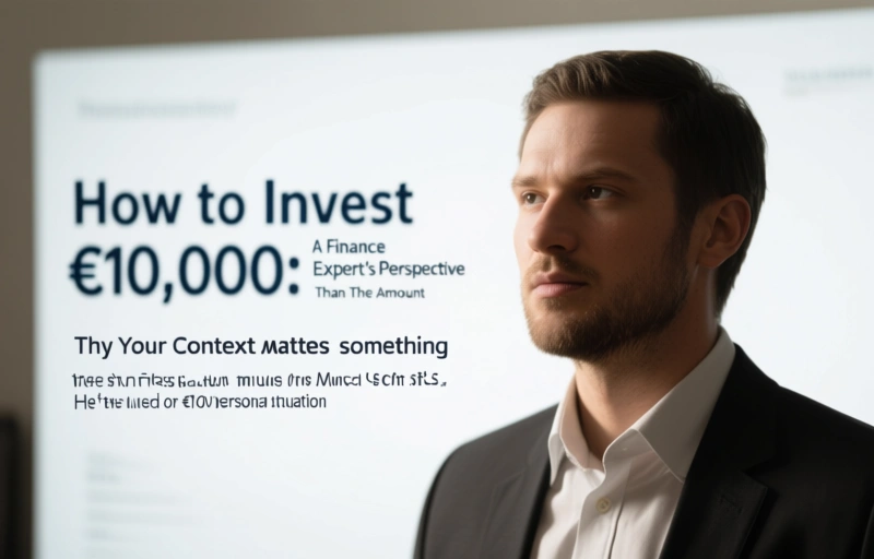 Visual representation of How to Invest €10,000