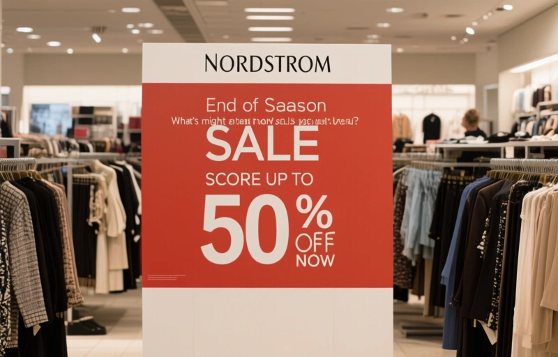 Visual representation of Nordstrom End of Season Sale