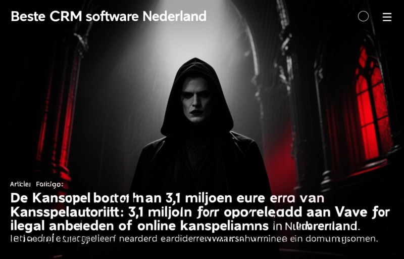 Vave krijgt boete van 3,1 miljoen euro van Kansspelautoriteit