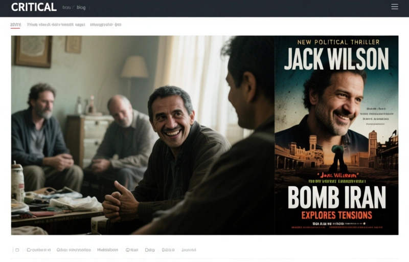 Jack Wilson's New Political Thriller 'Bomb Iran' Explores Tensions