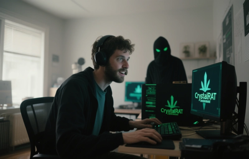 CrystalRAT Malware: New RAT, Stealer & Prankware Threat