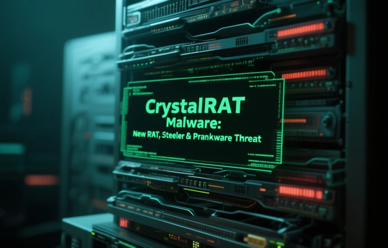 Visual representation of CrystalRAT Malware