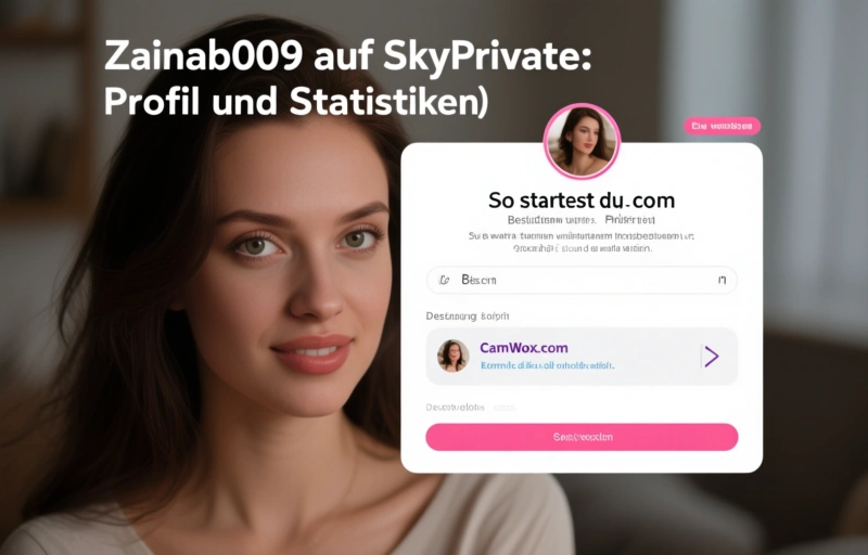 Visuelle Darstellung von Zainab009 auf SkyPrivate