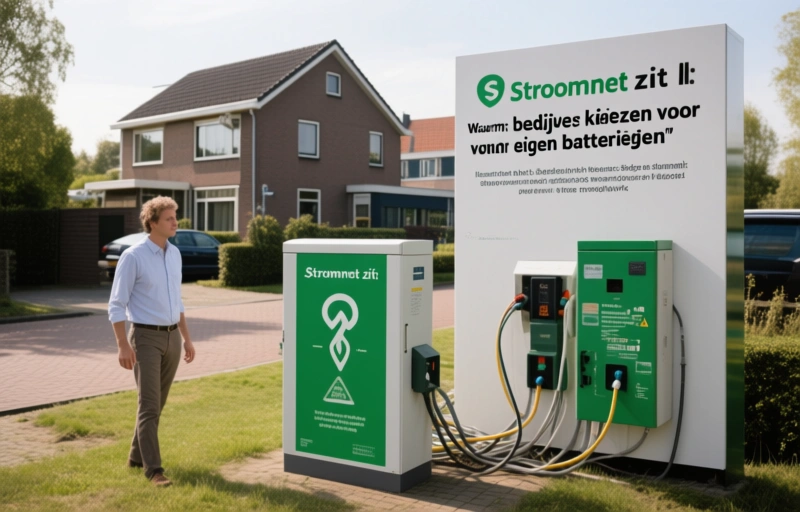 Visuele weergave van Stroomnet zit vol