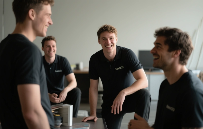 SeanCody: Hayden Harding und Zac Barrett im Team mit Paolo Bruni