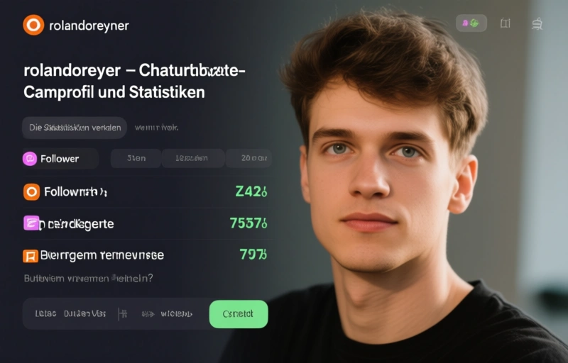 Visuelle Darstellung von rolandoreyner – Chaturbate-Camprofil und Statistiken