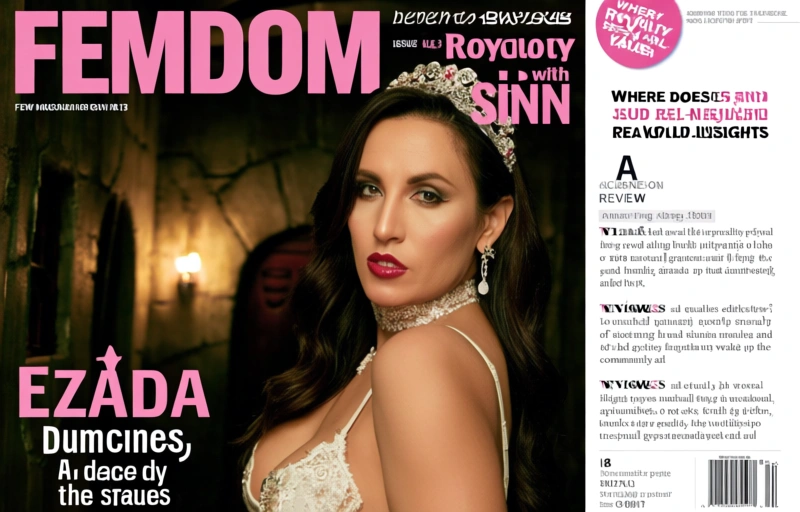 Visual representation of Femdom Royalty Issue 3 Launches with Ezada Sinn