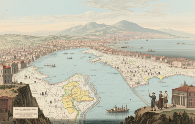 Visual representation of Decoding Jan van Stinemolen's Panorama of Naples