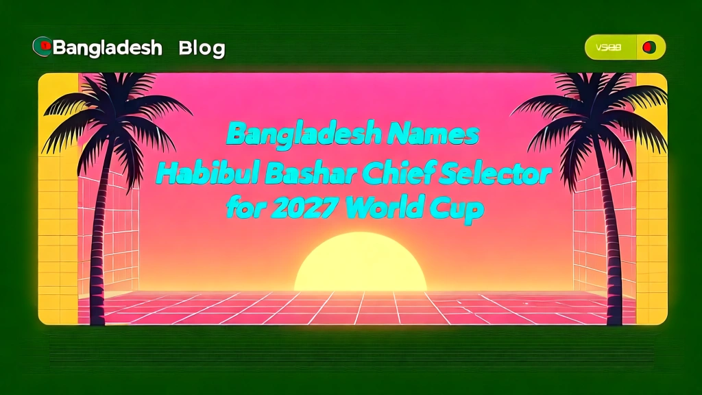 Bangladesh Names Habibul Bashar Chief Selector for 2027 World Cup