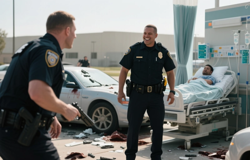 ICE Agent Hospitalized After Being Clipped by Car in Shooting Incident