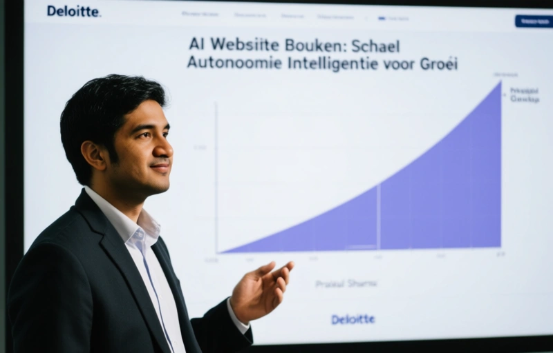 Visuele weergave van AI Website Bouwen
