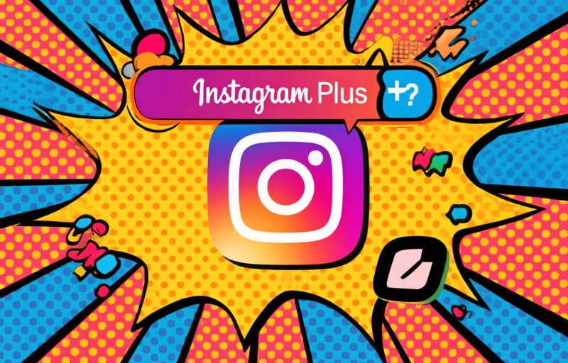 Visuele weergave van Instagram Plus