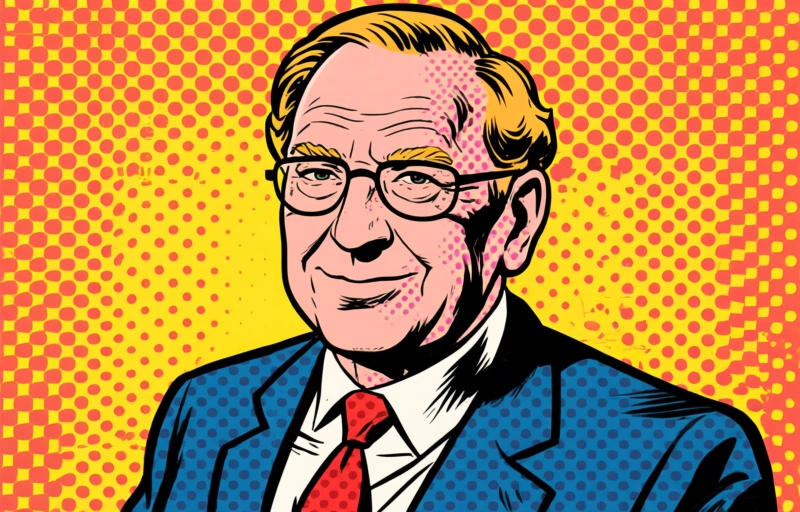 Visual representation of Warren Buffett