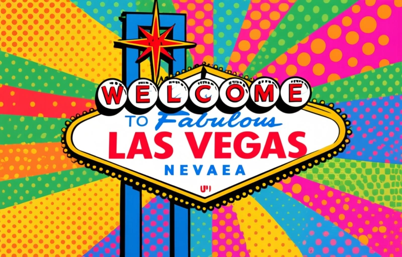 Visuelle Darstellung von Razzia in Las Vegas