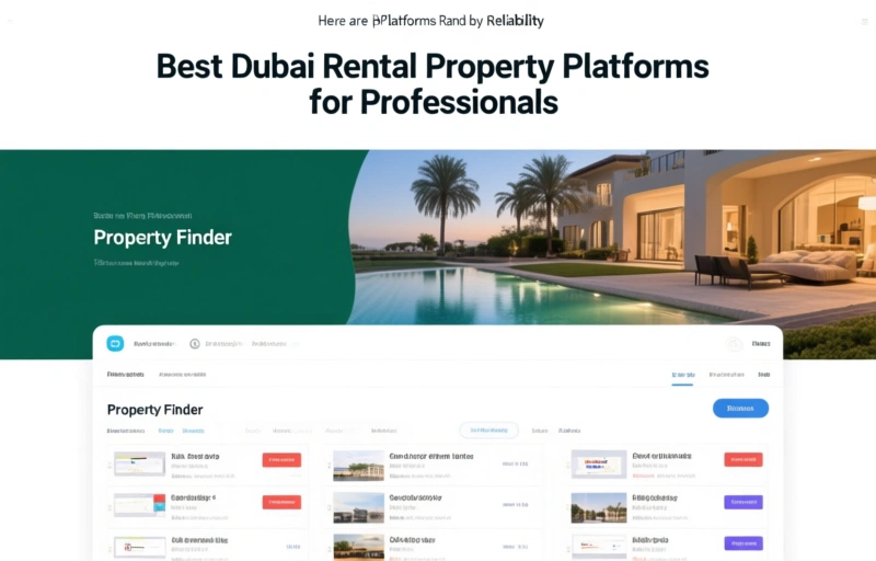 Visual representation of Best Dubai Rental Property Platforms for Professionals