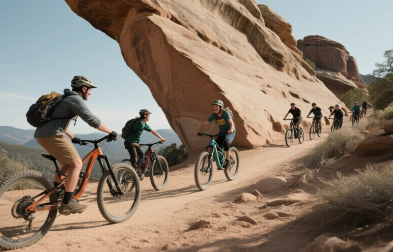 Mountain Bikers Unite to Save Massive Sandstone Slab Trails