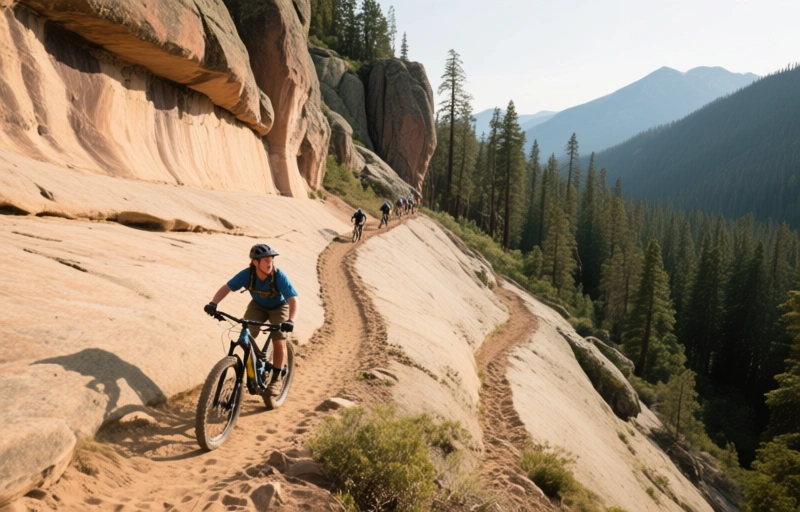 Visual representation of Mountain Bikers Unite to Save Massive Sandstone Slab Trails