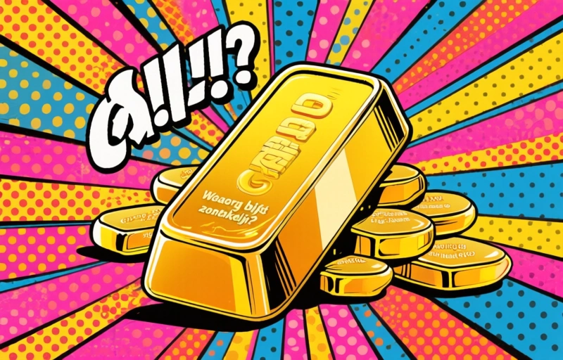 Visuele weergave van Schuldencrisis drijft goudprijs naar recordhoogtes