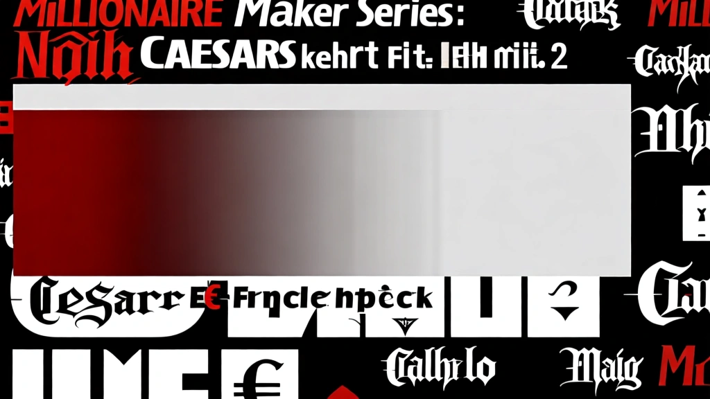 Millionaire Maker Series: Caesars Entertainment kehrt mit 2 Mio. € Finale zurück