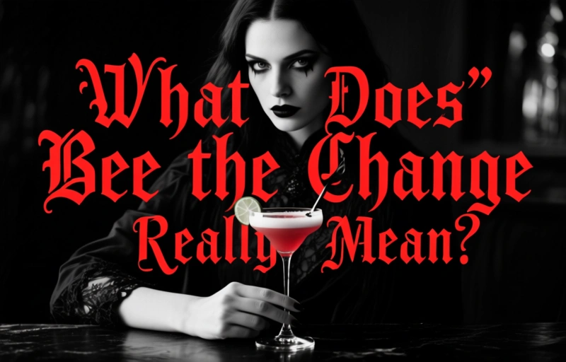 Visual representation of Beesou's 'Bee the Change' Campaign for Bartenders