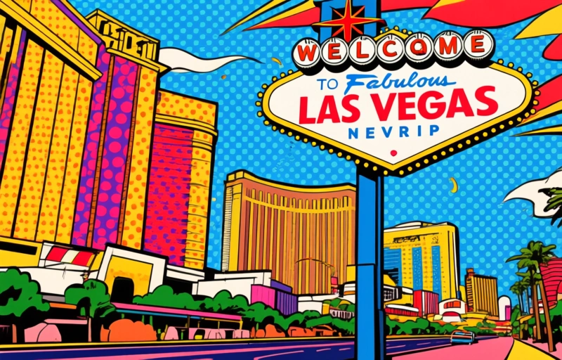 Visuelle Darstellung von Las Vegas