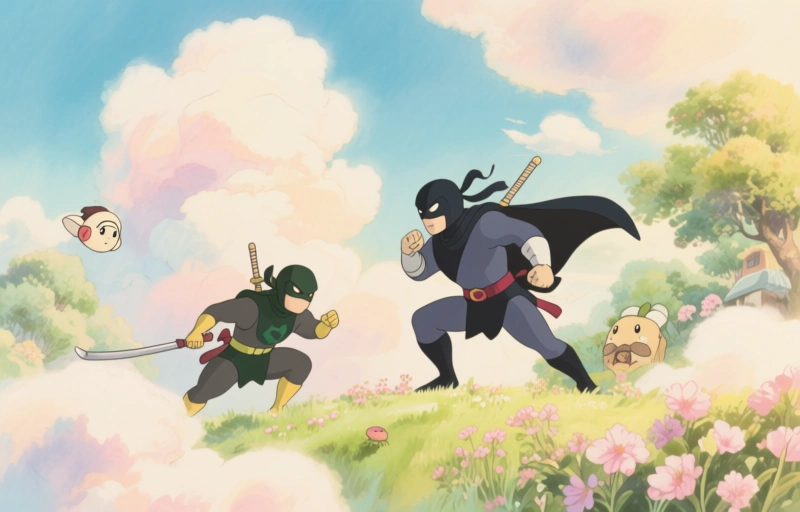 Superhelden en Ninja's: April Avonturen op Cartoon Network
