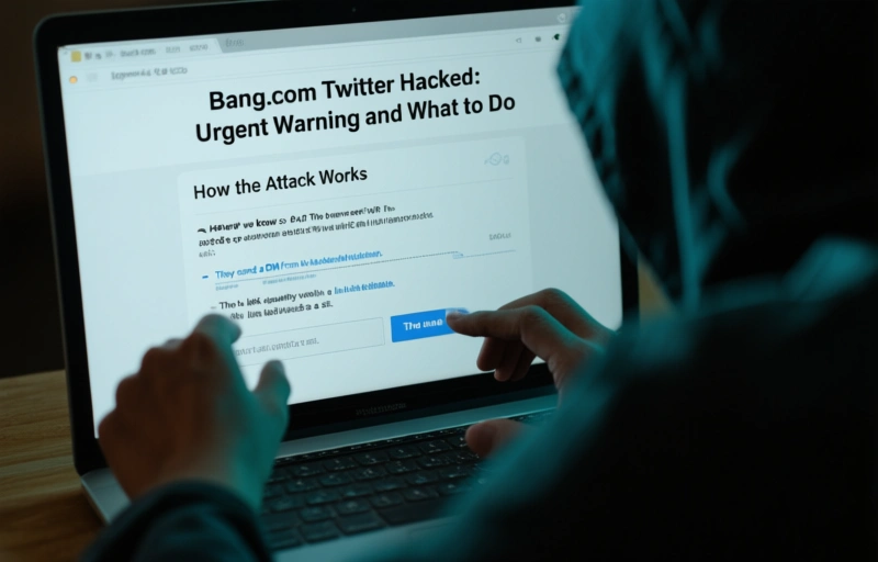 Visual representation of Bang.com Twitter Hacked