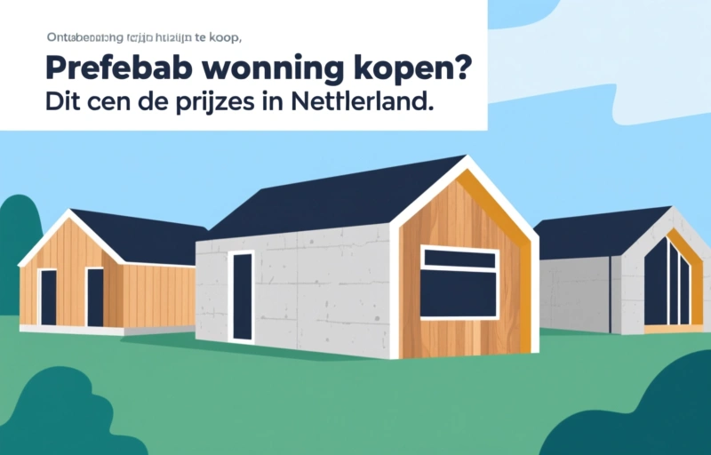 Prefab woning kopen? Dit zijn de prijzen in Nederland