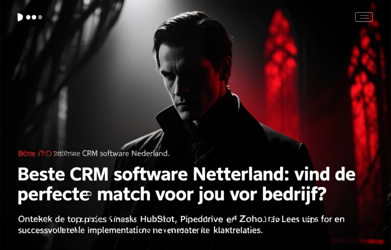 Beste CRM software Nederland: vind de perfecte match voor jouw bedrijf
