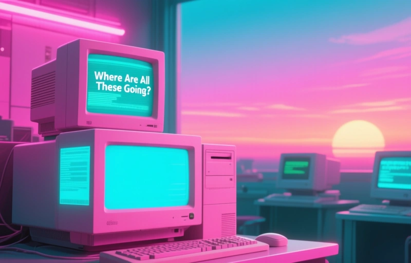 Visual representation of Global Computer Trade