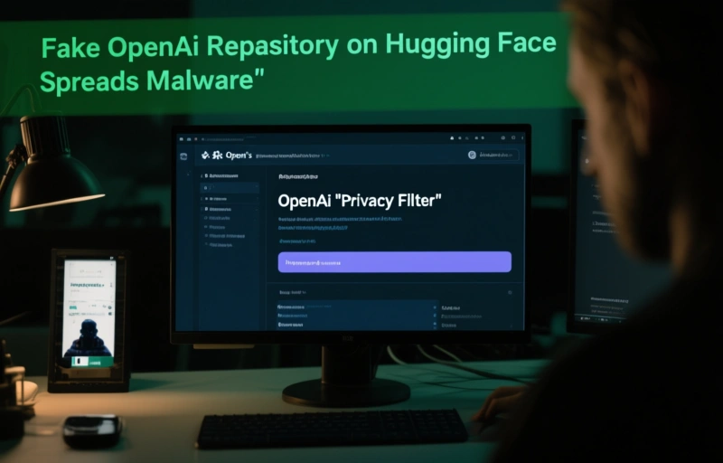 Visual representation of Fake OpenAI Repository on Hugging Face Spreads Malware